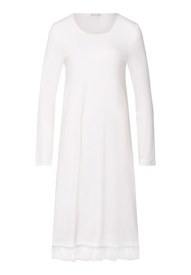 Kalea Floral Tulle Cotton Nightgown | Off White 74786-102